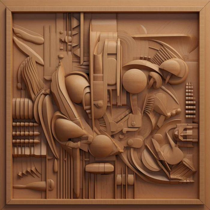 نموذج ثلاثي الأبعاد لآلة CNC 3D Art 